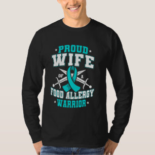 Stolze Ehefrau eines Food-Allergie-Kriegers Frauen T-Shirt
