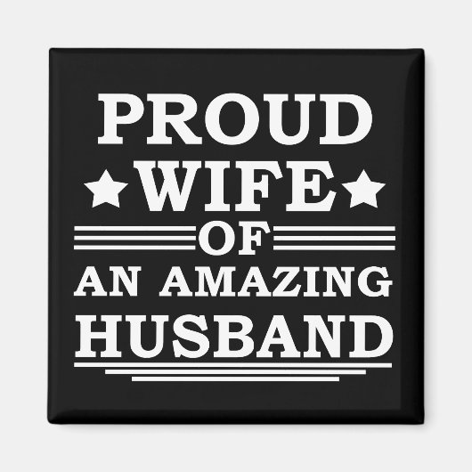 stolze Ehefrau eines phantastischen Ehemanns Magnet (Vorne)