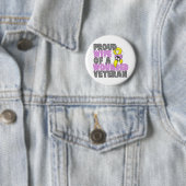 Stolze Ehefrau eines verletzten Veterans Button (Beispiel)