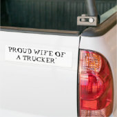 STOLZE EHEFRAU VON A TRUCKER AUTOAUFKLEBER (Auf Lkw)