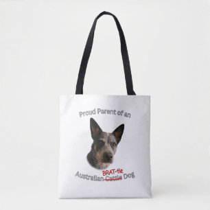Stolze Eltern des australischen Bruchhundes Strike Tasche