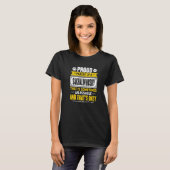 Stolze Eltern eines Sakhalin Husky Hund Eigentümer T-Shirt (Vorne ganz)