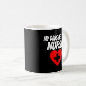 Stolze Eltern Hoodie Meine Tochter ist ein Kranken Kaffeetasse (VorderseiteRechts)