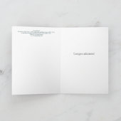 Stolze Eltern Karte (Innenseite)