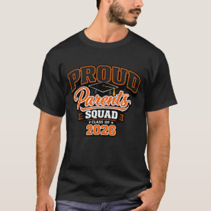 Stolze-Eltern-Squad 2026 Abschluss-Absolventen T-Shirt