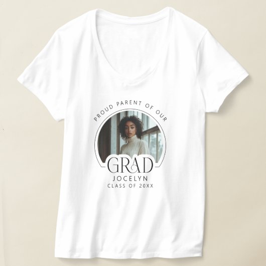 Stolze Eltern unserer Grad-Klasse von 2025 T-Shirt (Ablage )