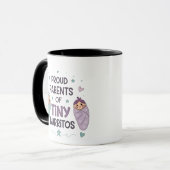Stolze Eltern von winzigen Burritos Kunst Tasse (Vorderseite Links)