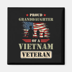 Stolze Enkelin eines vietnamesischen Veteranen-Ged Magnet