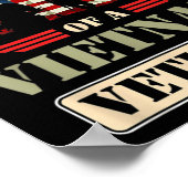 Stolze Enkelin eines vietnamesischen Veteranen-Ged Poster (Ecke)