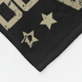Stolze Enkeltochter des Wüstensturms Veteran Fleecedecke (Ecke)