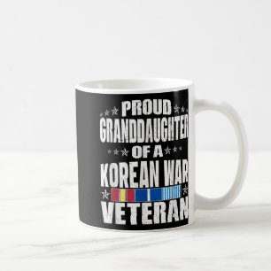 Stolze Enkeltochter eines Veteranen aus dem Koreak Kaffeetasse