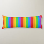 Stolze Erholung: Regenbogenflagge Seitenschläferkissen (Vorderseite)