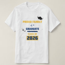 Stolze Familie eines Absolventen des Jahrgangs 202 T-Shirt
