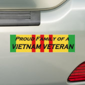 Stolze Familie eines Vietnam-Veterans Autoaufkleber (Auf Auto)