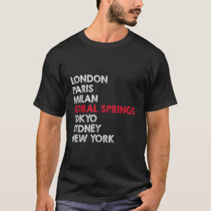 Stolze Family-Vintage-Heimat Coral Springs Florid T-Shirt