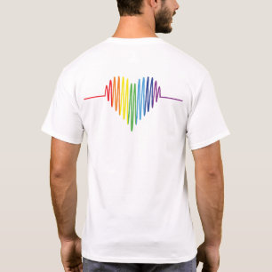 Stolze Farben, Herz-Kreislauf-Diagramm T-Shirt