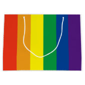 Stolze Farben Regenbogengeschenk Tasche Große Geschenktüte (Vorderseite)