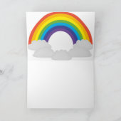 Stolze Farben Regenbogenkarte Karte (Innenseite)