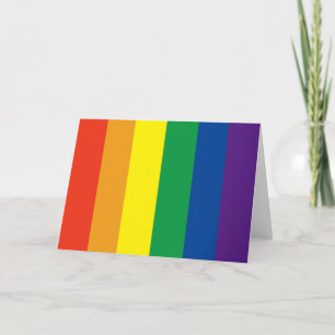 Stolze Farben Regenbogenkarte Karte