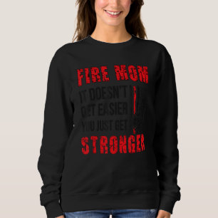 Stolze Feuerwehr-Mutter Feuer-Mutter eines Feuerwe Sweatshirt