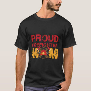 Stolze Feuerwehrfrau Mama - Mutter eines Feuerwehr T-Shirt