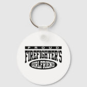 Stolze Feuerwehrfrau Schlüsselanhänger (Vorderseite)