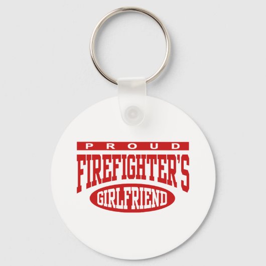 Stolze Feuerwehrfrau Schlüsselanhänger (Vorderseite)