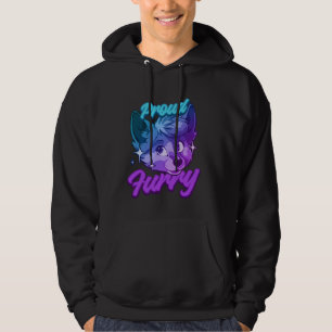 Stolze Furry-Fangemeinschaft-Cosplay-Tierliebhaber Hoodie