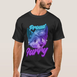 Stolze Furry-Fangemeinschaft-Cosplay-Tierliebhaber T-Shirt