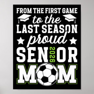 Stolze Fußball-Senior-Mutter 2026 Fußball-Senior-M Poster