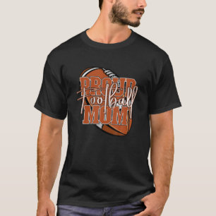 Stolze Fußballfamilie Mama Matching T-Shirt