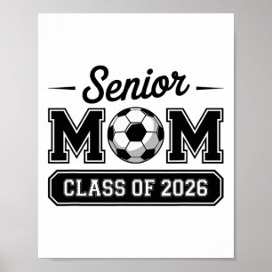 Stolze Fußballmutter Abiturientin 2026 Poster