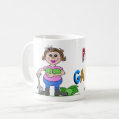 Stolze Gärtnerin Kaffeetasse (Vorderseite Links)
