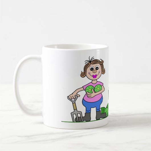 Stolze Gärtnerin Kaffeetasse (Links)