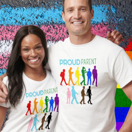 Stolze Gay Pride LGBTQIA+BIPOC-Silhouette T-Shirt