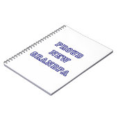 Stolze Geschenke für neue Großuniversität Notizblock (Linke Seite)