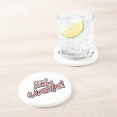 Stolze Geschenke für neue Onkel, Rot und Schwarz Getränkeuntersetzer (Seite)