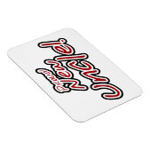 Stolze Geschenke für neue Onkel, Rot und Schwarz Magnet (Rechte Seite)