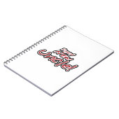 Stolze Geschenke für neue Onkel, Rot und Schwarz Notizblock (Linke Seite)