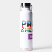 Stolze & Gesunde Wasserflasche Trinkflasche (Vorne)