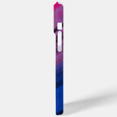 Stolze Gleichheit Bi Flag Grunge Streifen LGBTQIA Case-Mate iPhone Hülle (Rückseite / Links)
