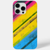 Stolze Gleichheit Pan Flag Grunge Streifen LGBTQIA Case-Mate iPhone Hülle (Rückseite)
