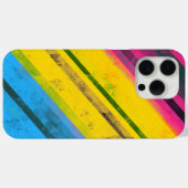 Stolze Gleichheit Pan Flag Grunge Streifen LGBTQIA Case-Mate iPhone Hülle (Rückseite (Horizontal))