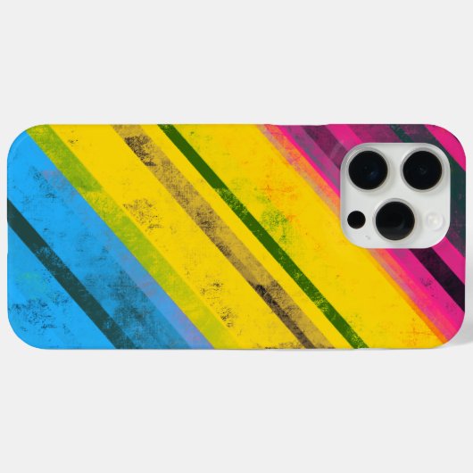 Stolze Gleichheit Pan Flag Grunge Streifen LGBTQIA Case-Mate iPhone Hülle (Rückseite (Horizontal))