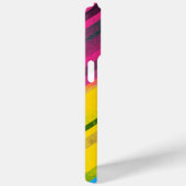Stolze Gleichheit Pan Flag Grunge Streifen LGBTQIA Case-Mate iPhone Hülle (Rückseite / Rechts)