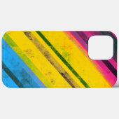 Stolze Gleichheit Pan Flag Grunge Streifen LGBTQIA Case-Mate iPhone Hülle (Rückseite (Horizontal))