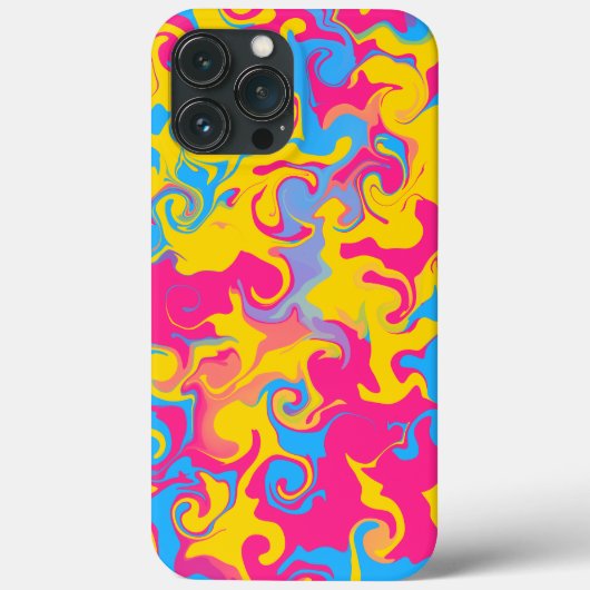 Stolze Gleichheit Pan Flag Marmor Abstraktes Muste Case-Mate iPhone Hülle (Rückseite)