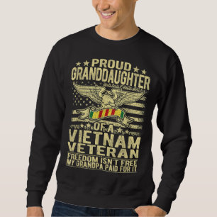 Stolze Grandtochter von Vietnam Veteran - Freiheit Sweatshirt