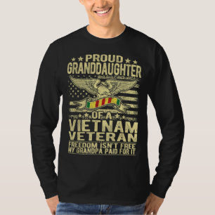 Stolze Grandtochter von Vietnam Veteran - Freiheit T-Shirt
