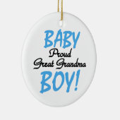 Stolze große Großmutter-Baby-Geschenke Keramikornament (Rechts)